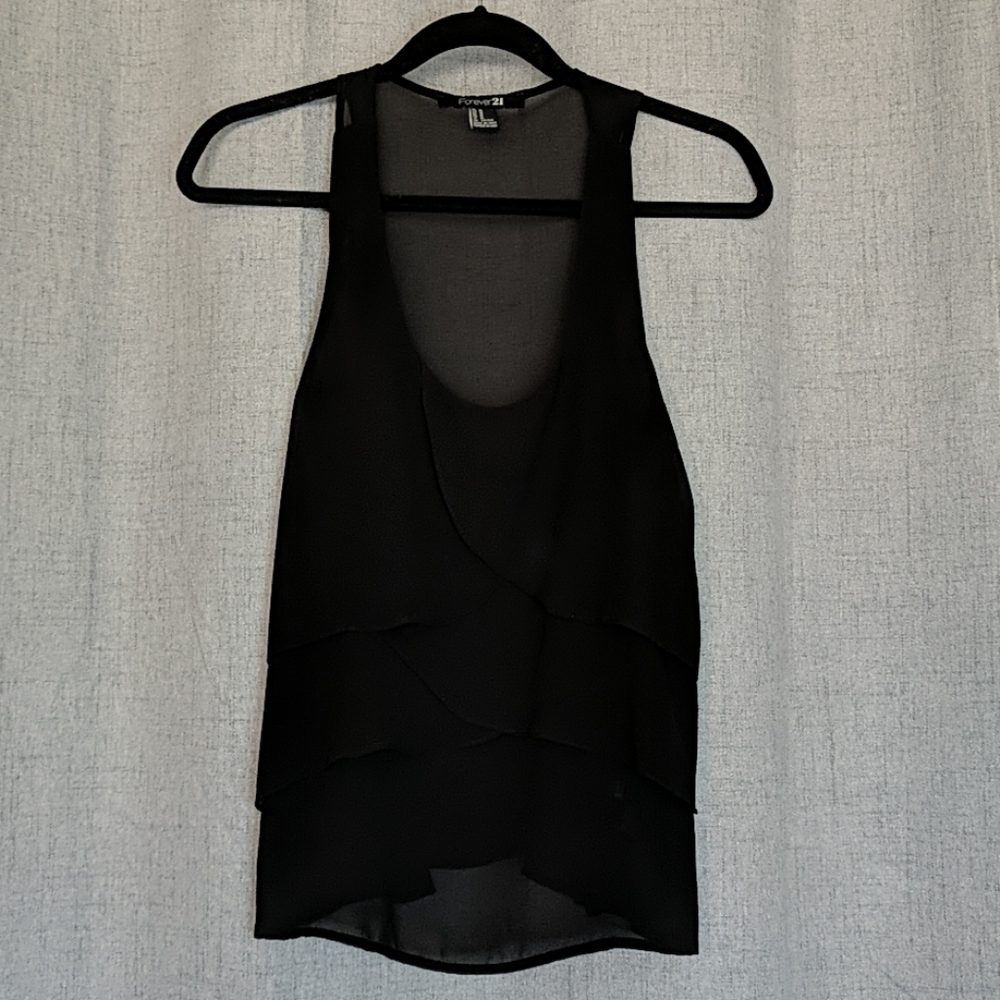 Semi-Sheer Blank Tank Top